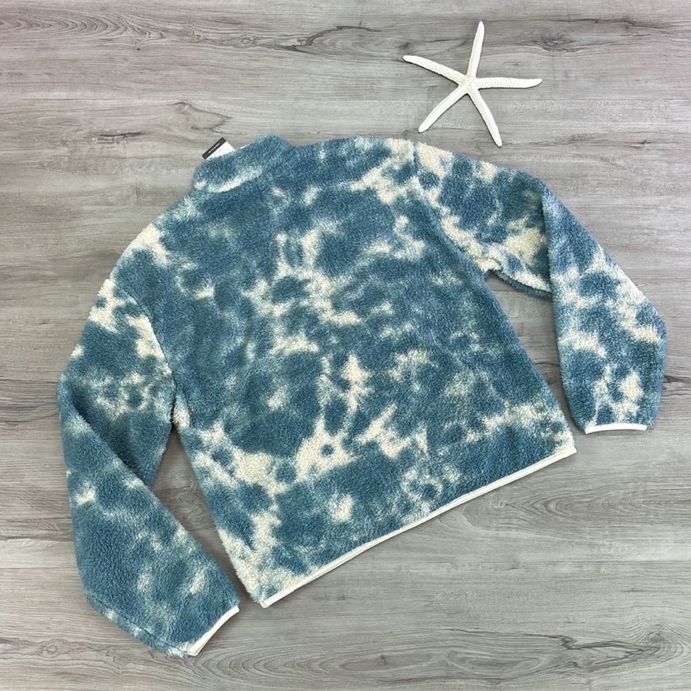 🔆RIP CURL🔆 DRIFTER TIE DYE POLAR FLEECE JACKET SWEATER - Picture 11 of 15